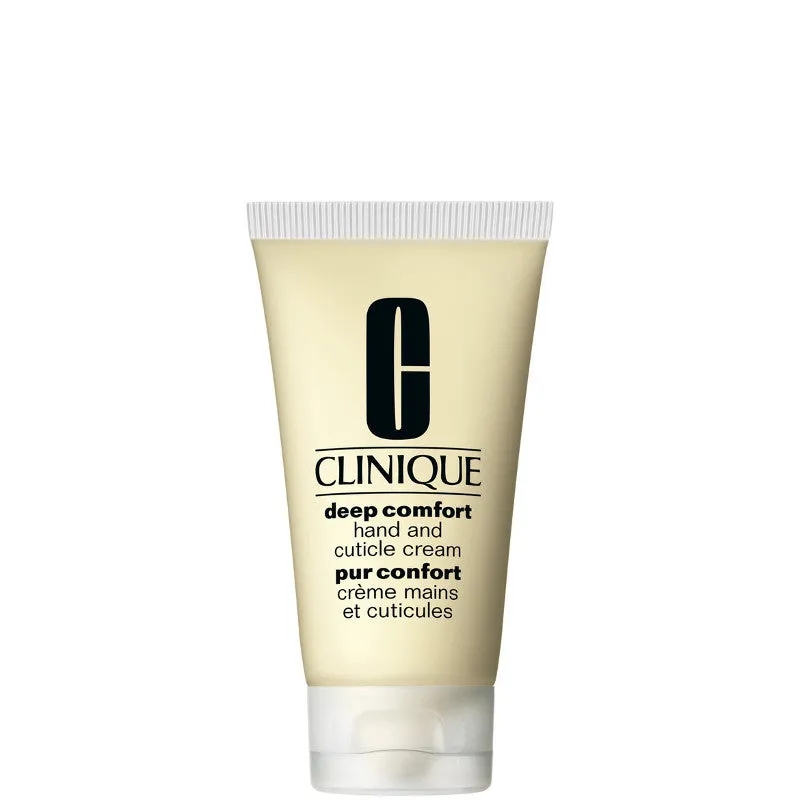 Clinique Deep Comfort Hand and Cuticle Cream - Crema Idratante Mani e Cuticole 75 ML - 75 ML