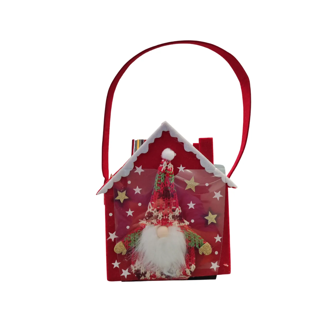 Biffoli Emanuela Biffoli - Casetta Regalo Gnomi Rosso Cofanetto