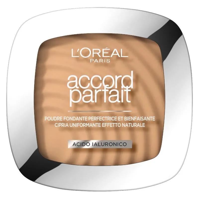 L'Oreal Accord Parfait Cipria Uniformante Effetto Naturale 3.D / 3.W