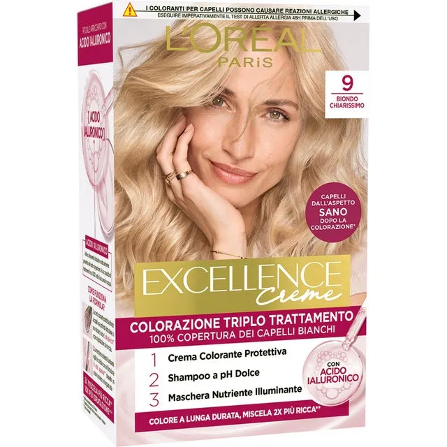L'Oreal Excellence Creme 9 Biondo Chiarissimo