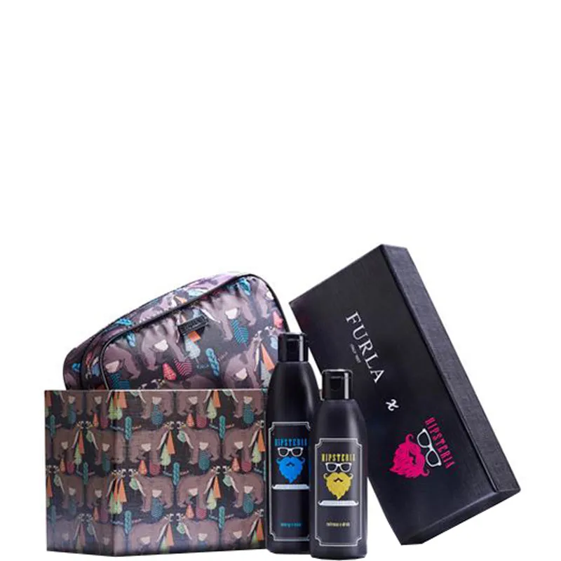 Hipsteria Balsamo da Barba + Sapone da Barba Kit Furla X Hipsteria 250 ML Sapone da Barba + 200 ML Balsamo da Barba + Beauty Case - 250 ML Sapone da Barba + 200 ML Balsamo da Barba + Beauty Case