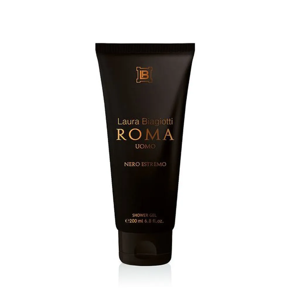 Laura Biagiotti Roma Uomo Nero Estremo Gel Doccia 200ml