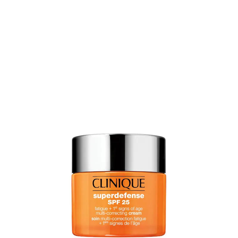 Clinique Superdefense SPF 25 Crema Prevenzione Antietà + Anti-Fatica Tipo 1, 2 Pelli Secche e Miste - 50 ML