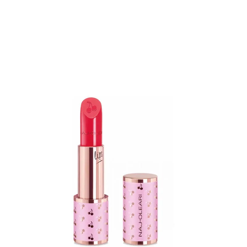 Naj-Oleari Creamy Delight Lipstick - Rossetto Brillante - N. 13 Rosso Geranio