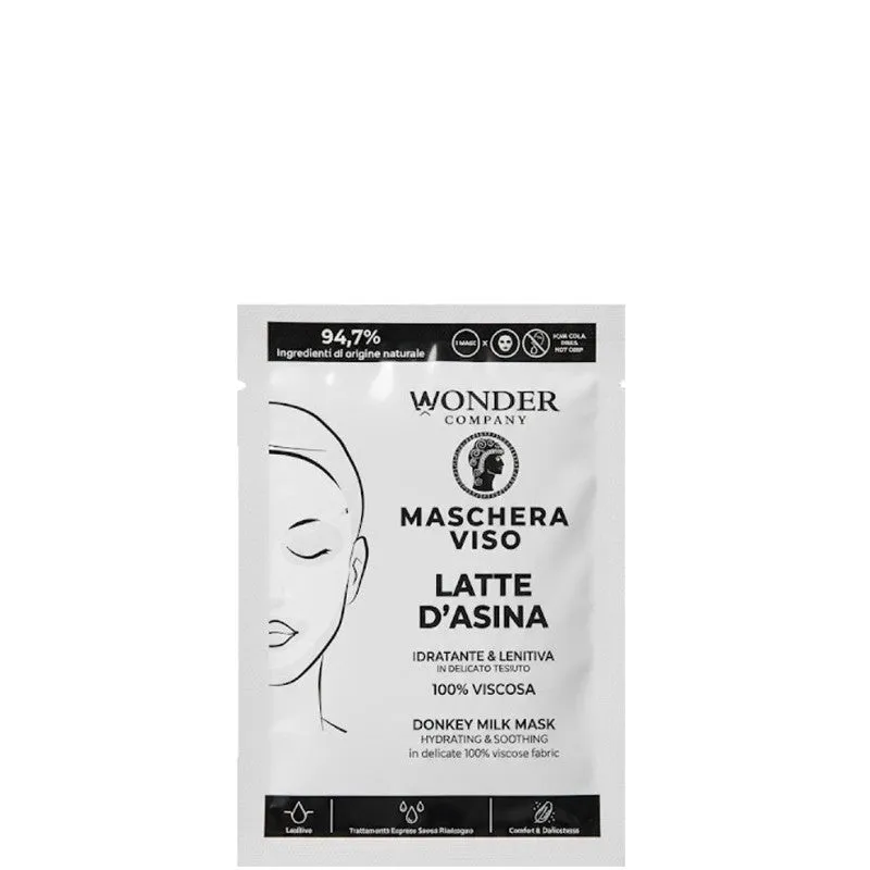 LR Wonder Company Maschera Viso Latte D'Asina - Default Title