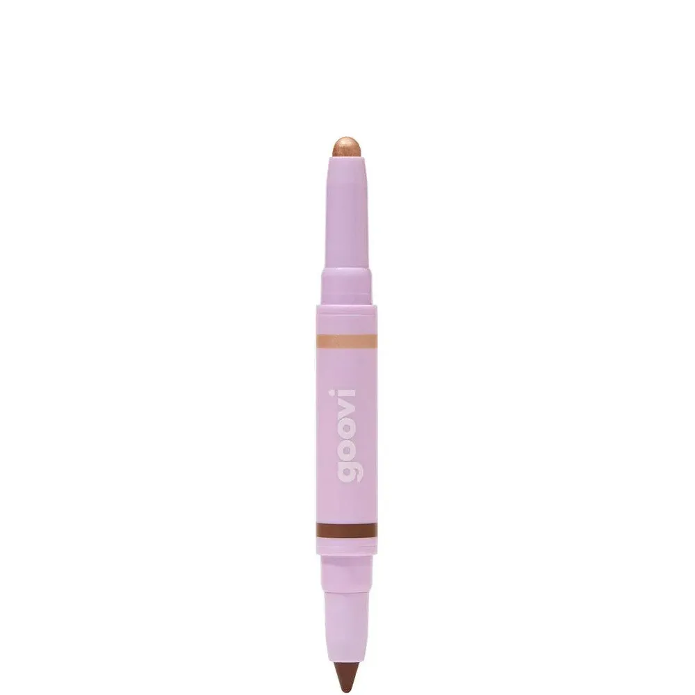 Goovi Goovi Ombretto Stick Duo - Couple Goals - N. 01 MOCHA GOLD