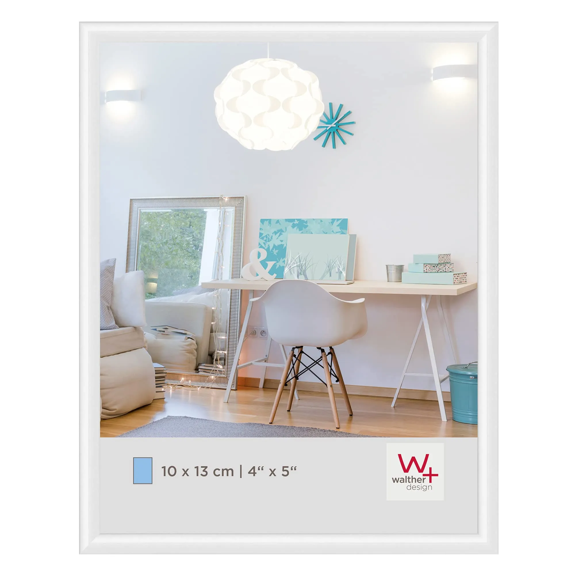 walther design cornice bianca 10 x 13 cm New Lifestyle Cornice in plastica KV113W