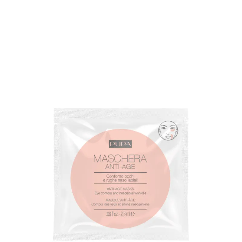 Pupa Maschera Anti-Age contorno occhi e rughe naso labiali* - 1 PZ X 2,5 ML