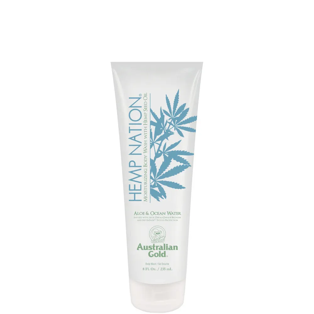 Australian Gold Hemp Nation Aloe & Ocean Water Body Wash - 235 ML