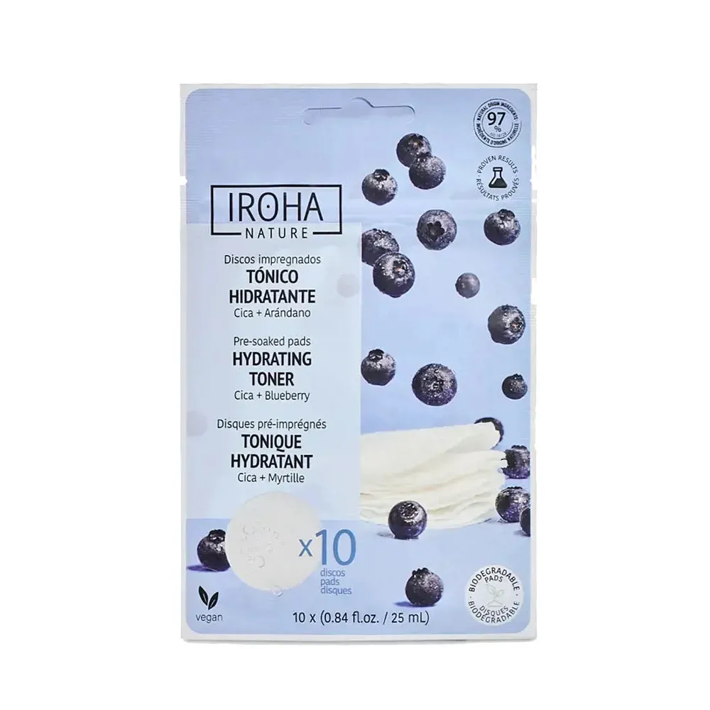 Iroha Toner Pads Hydratante Cicla 10pz