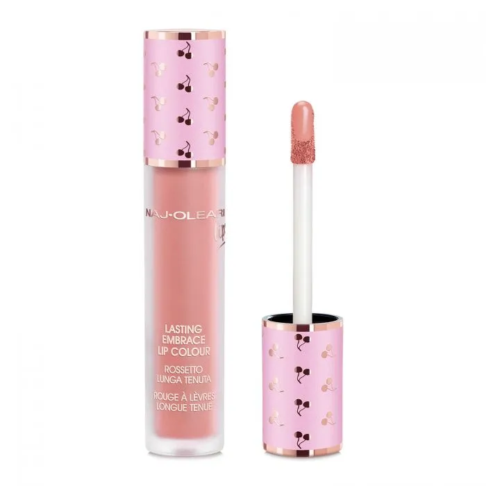 Naj Oleari Lasting Embrace Lip Colour - Rossetto Liquido Lunga Tenuta 5ml / 01 Rosa Biscotto