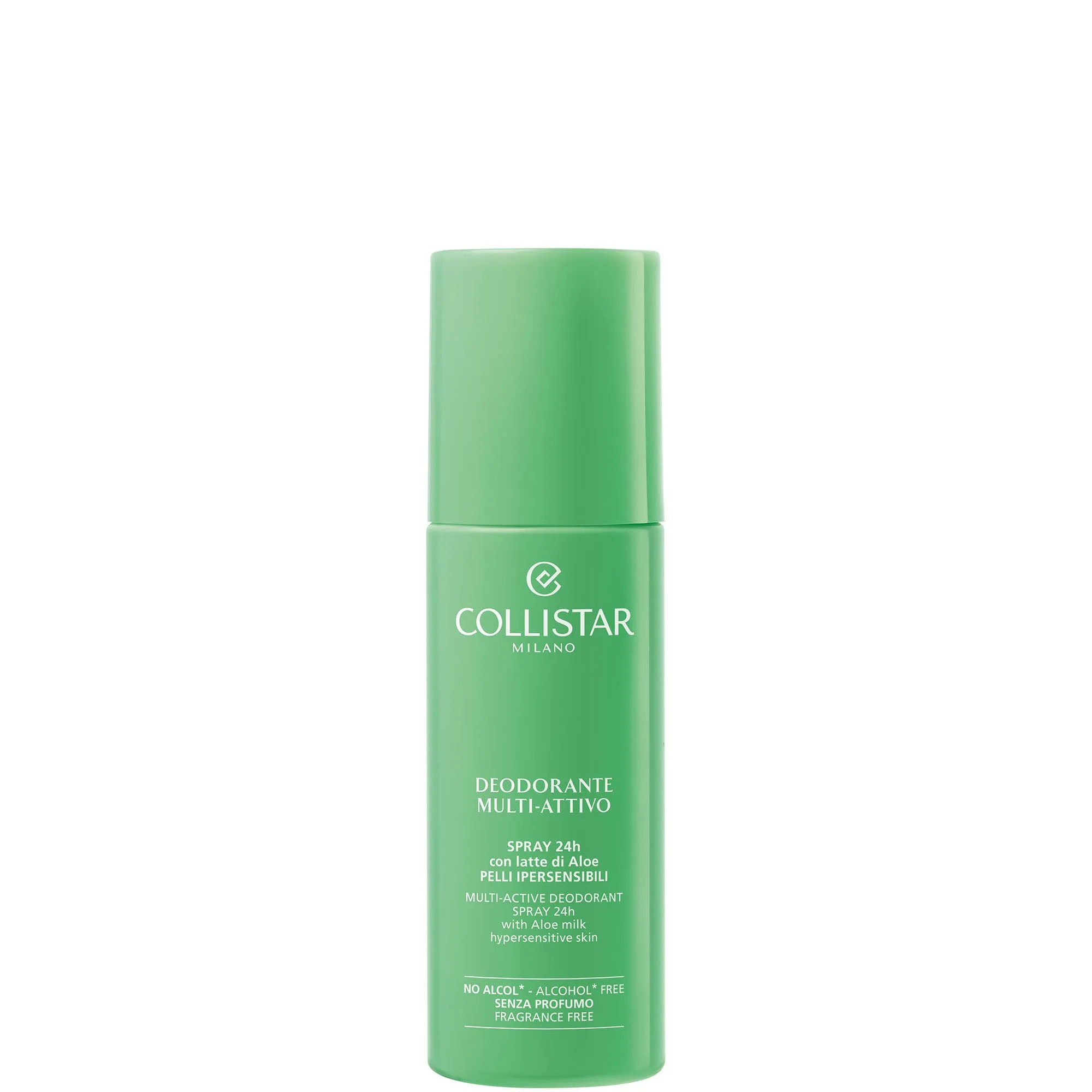 Collistar Deodorante Multi-Attivo Spray 24H con latte di Aloe Pelli Ipersensibili - 100 ml