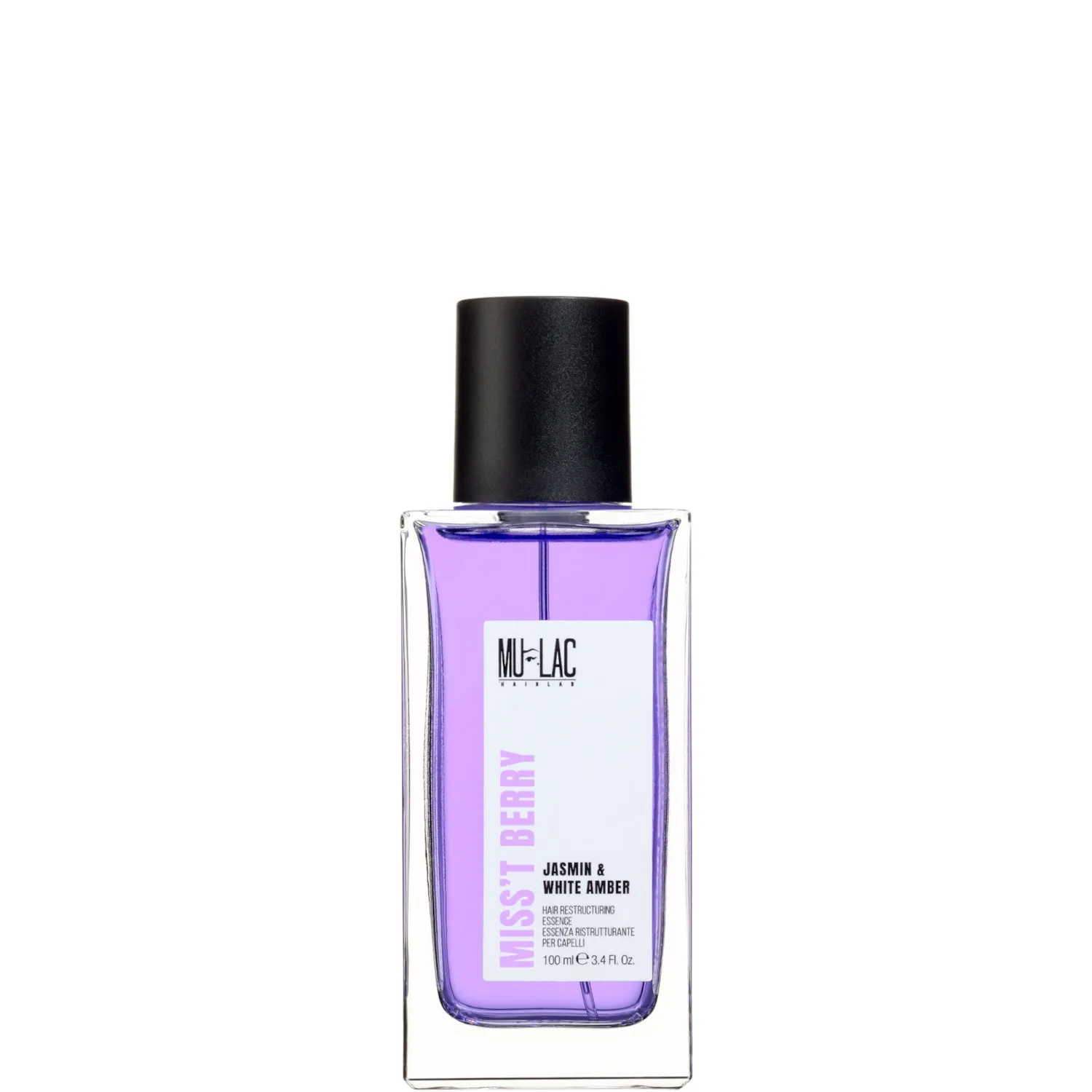 Mulac Mulac MISS'T BERRY Jasmin & White Amber Essenza Ristrutturante Capelli - 100 ML