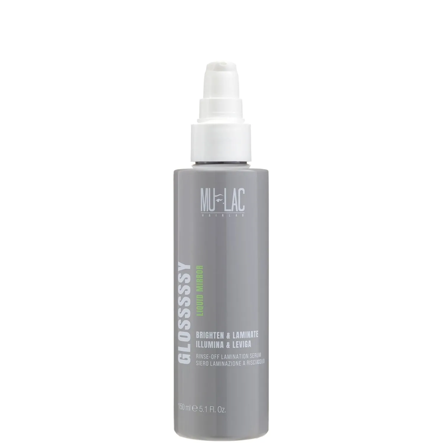 Mulac Mulac GLOSSSSSY LIQUID MIRROR Siero Laminazione a Risciacquo - 150 ML