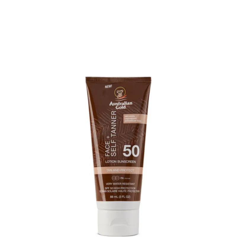 Australian Gold Face + Self Tanner SPF 50 - 88 ML