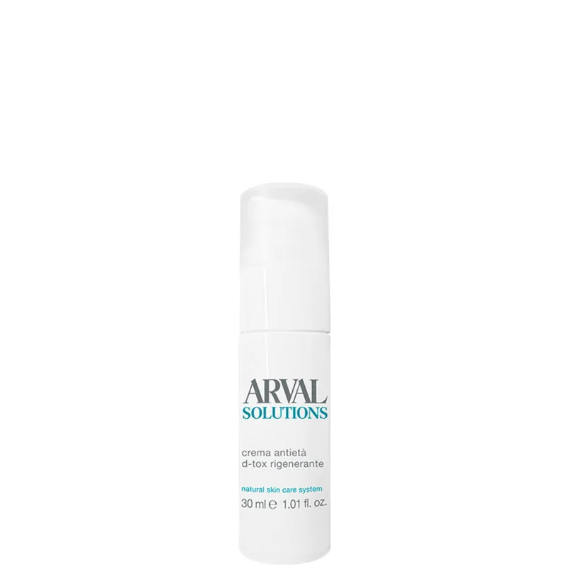 Arval Solution - Natural Skin Care System - Crema Anti Età D-Tox Rigenerante 30 ML - 30 ML