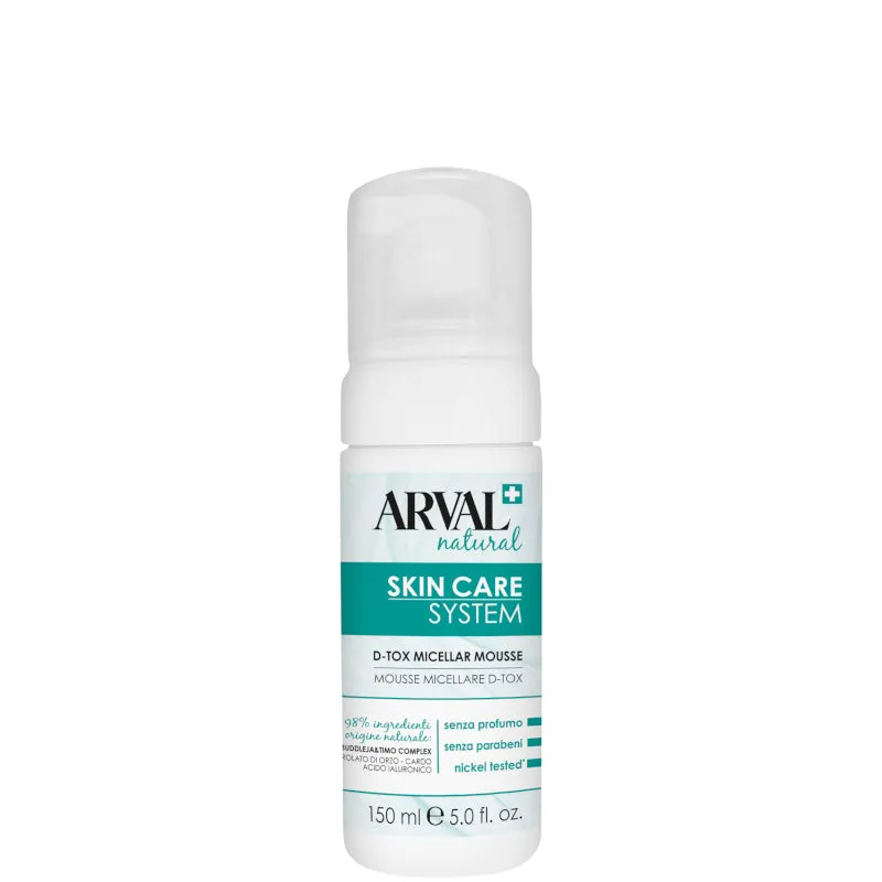Arval Skin Care System - Mousse Micellare D-Tox 150 ML - 150 ML