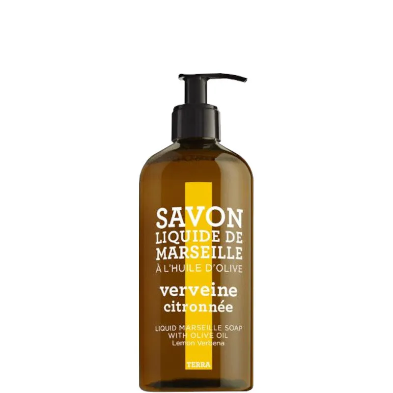 Compagnie de Provence TERRA - Verveine Citronnée Savon Liquide de Marseille 500 ML - 500 ML