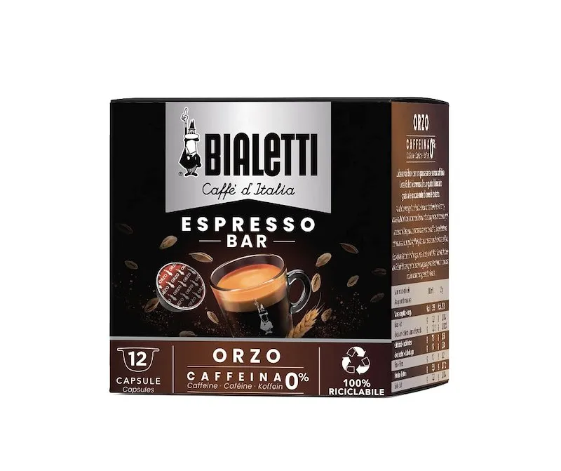 Bialetti - 12 Capsule Orzo Compatibili Mokespresso