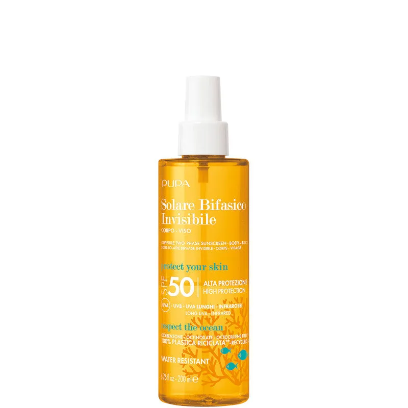 Pupa Solare Bifasico Invisibile SPF 50 Viso/Corpo - 200 ML