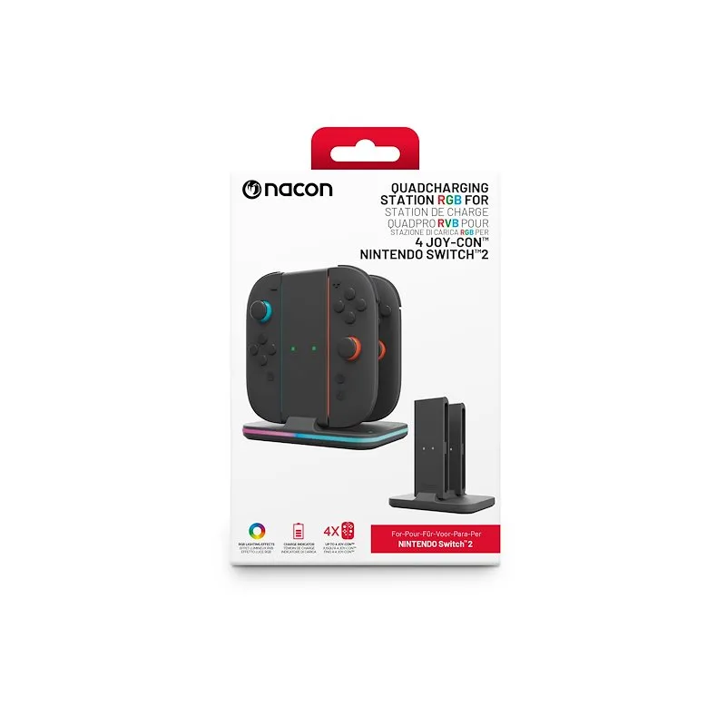 Big Ben Interactive Ricarica per 2 joycon e 1 controller Switch 2 Switchnewjccharger
