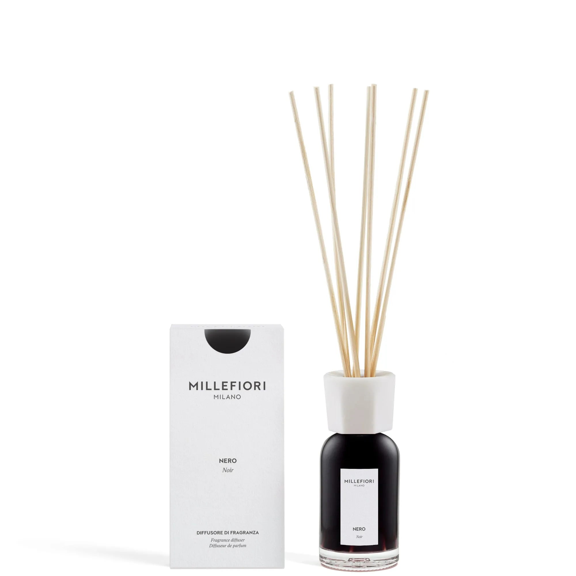 Millefiori Milano Millefiori Milano Diffusore a Bastoncini Nero - 100 ML