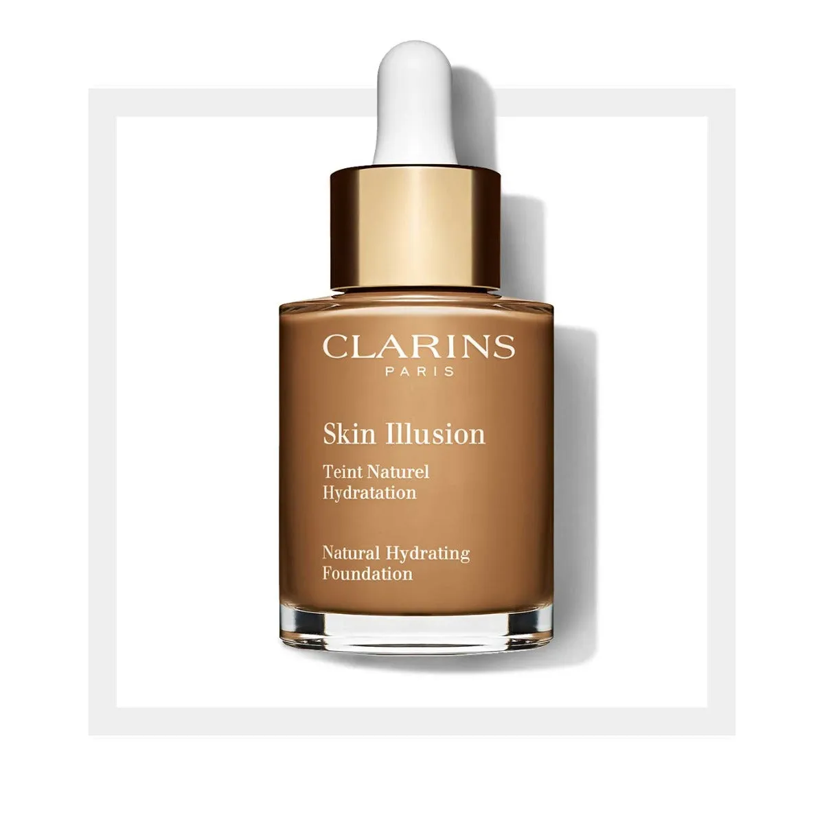 Clarins Skin Illusion - Fondotinta Effetto Pelle Nuda, Luminosità 30ml / 116.5 Coffee