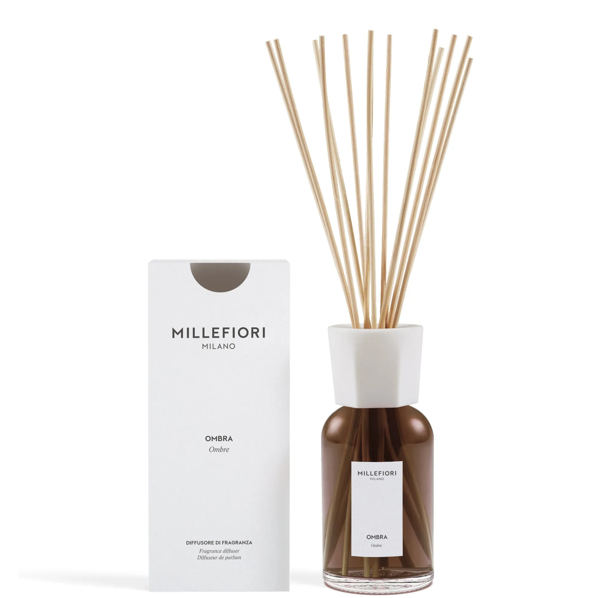 Millefiori Milano Millefiori Milano Diffusore a Bastoncini Ombra - 500 ML