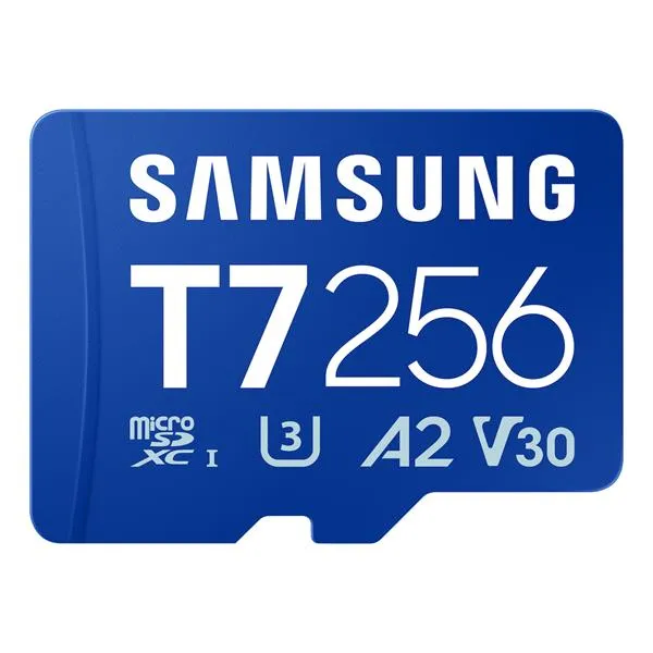 Samsung Microsd T7 256GB Xc U3 V30 A2 MB-MB256T/WW