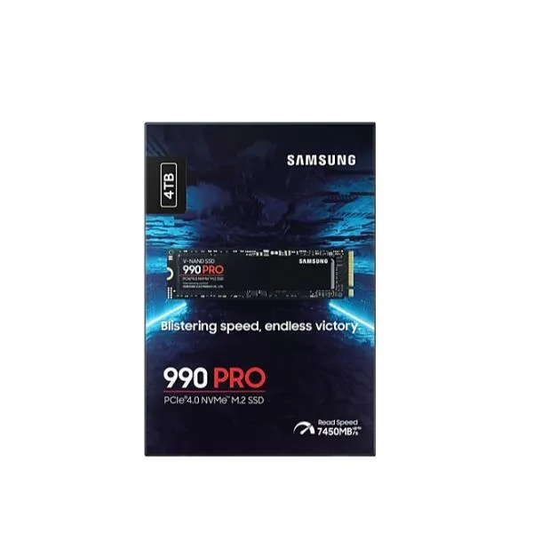 Samsung SSD 990 Pro 4TB M.2 Pcie 4.0 X4 Nvme 2.0 MZ-V9P4T0BW
