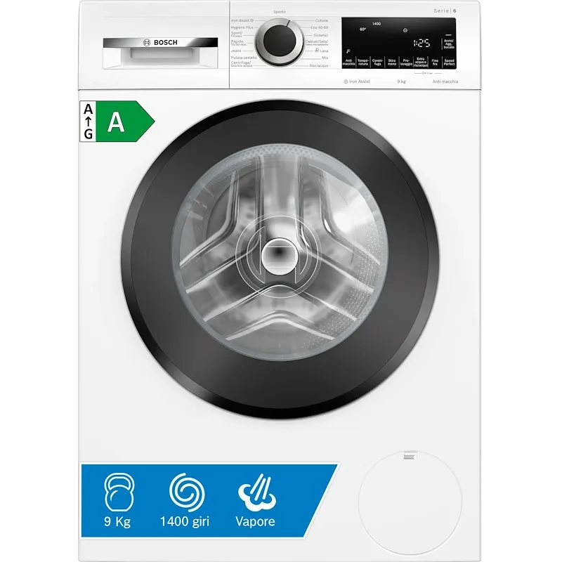 Bosch Lavatrice 9Kg WGG244Z9IT Serie 6 Bianca
