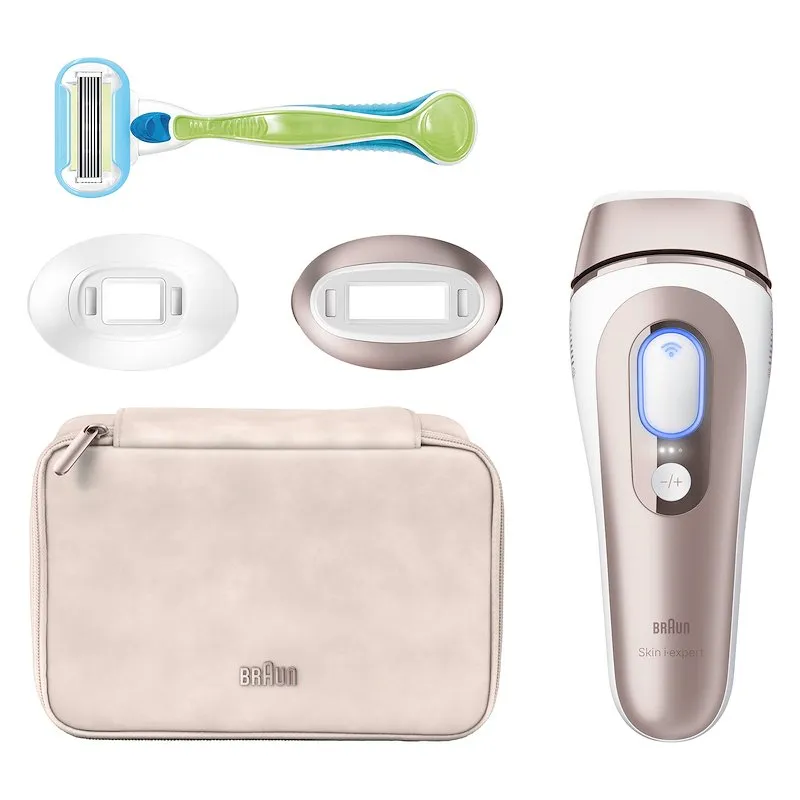 Braun Epilatore Luce Pulsata PL7147 Bianco/bronzo