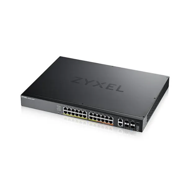 Zyxel Switch Managed Layer 3 Lite Stackable, 24 POE XGS2220-30HP-EU0101F