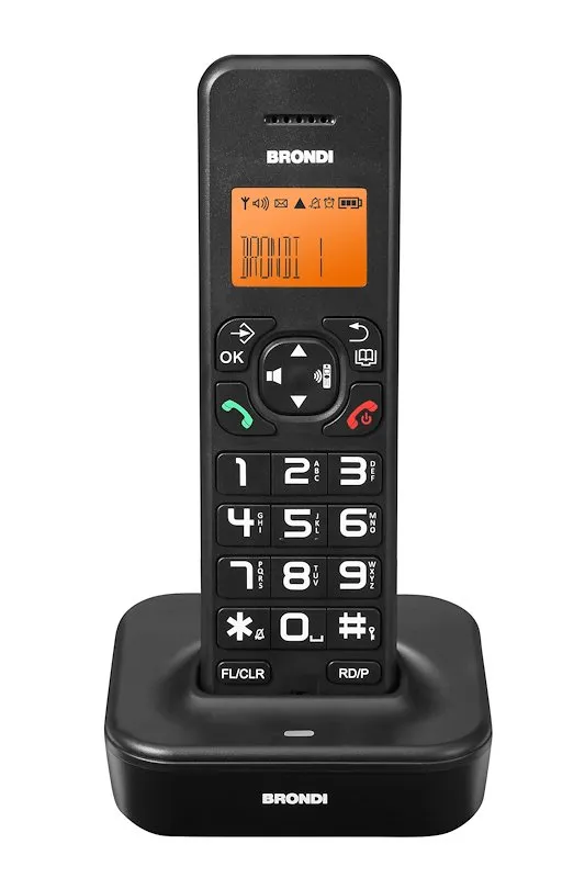Brondi Telefono Cordless BRAVO STAR Nero
