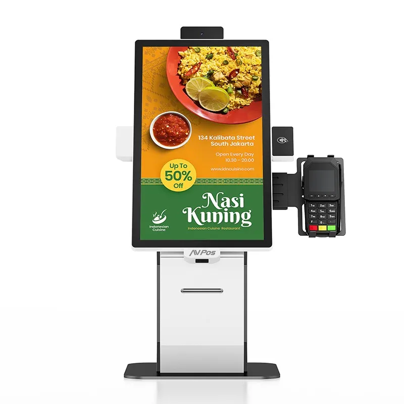 AVPos AVP-DK22-I3-V25 sistema POS 546 cm (21.5) 1920 x 1080 Pixel Touch screen Nero Bianco