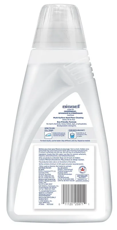 Bissell Natural Multi-Surface Floor Cleaning Solution 1L 3096