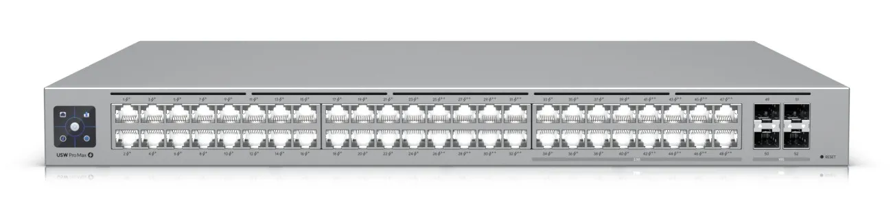 Switch 48P Poe Lan Gigabit Ubiquiti Usw-Pro-Max-48-Poe L3 16P 25Gbe