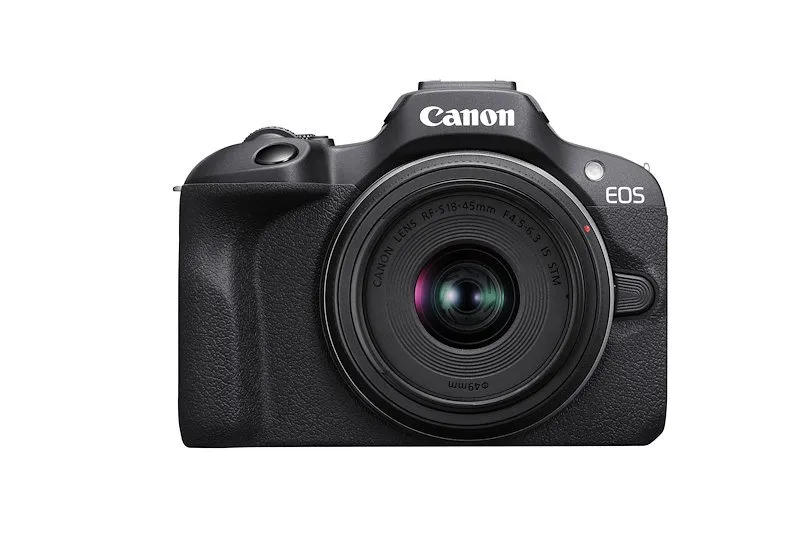 Canon Fotocamera Mirrorless EOS R100 + KIT Obiettivi 18–45 IS STM + 55-210 F 5-7.1