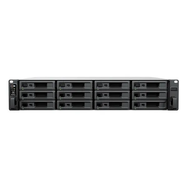 Synology 12BAY Rs Plus Quad-Core Amd V1780B 8GB DDR4 2XPSU RS2423RP+II