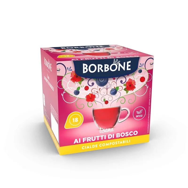 Caffe' Borbone cialde 18 pz Frutti di Bosco
