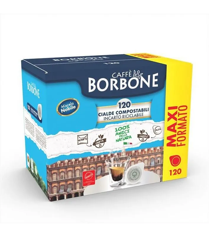 Caffe Borbone Cialde 120 pz Miscela Nobile (Blu)