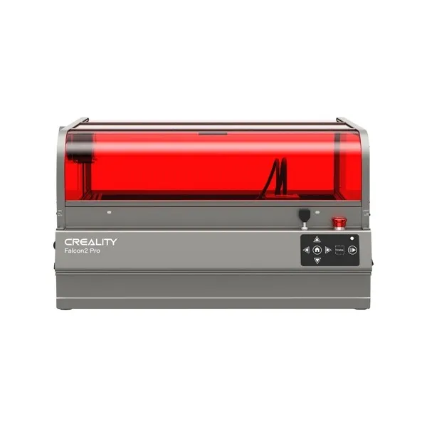 Incisore e taglierina laser Creality Falcon 2 Pro da 40 W con cabina chiusa - Laser di Classe 1 (FDA) - Area di lavoro 400x415 mm - Taglia diversi materiali - Design visivo a 360°