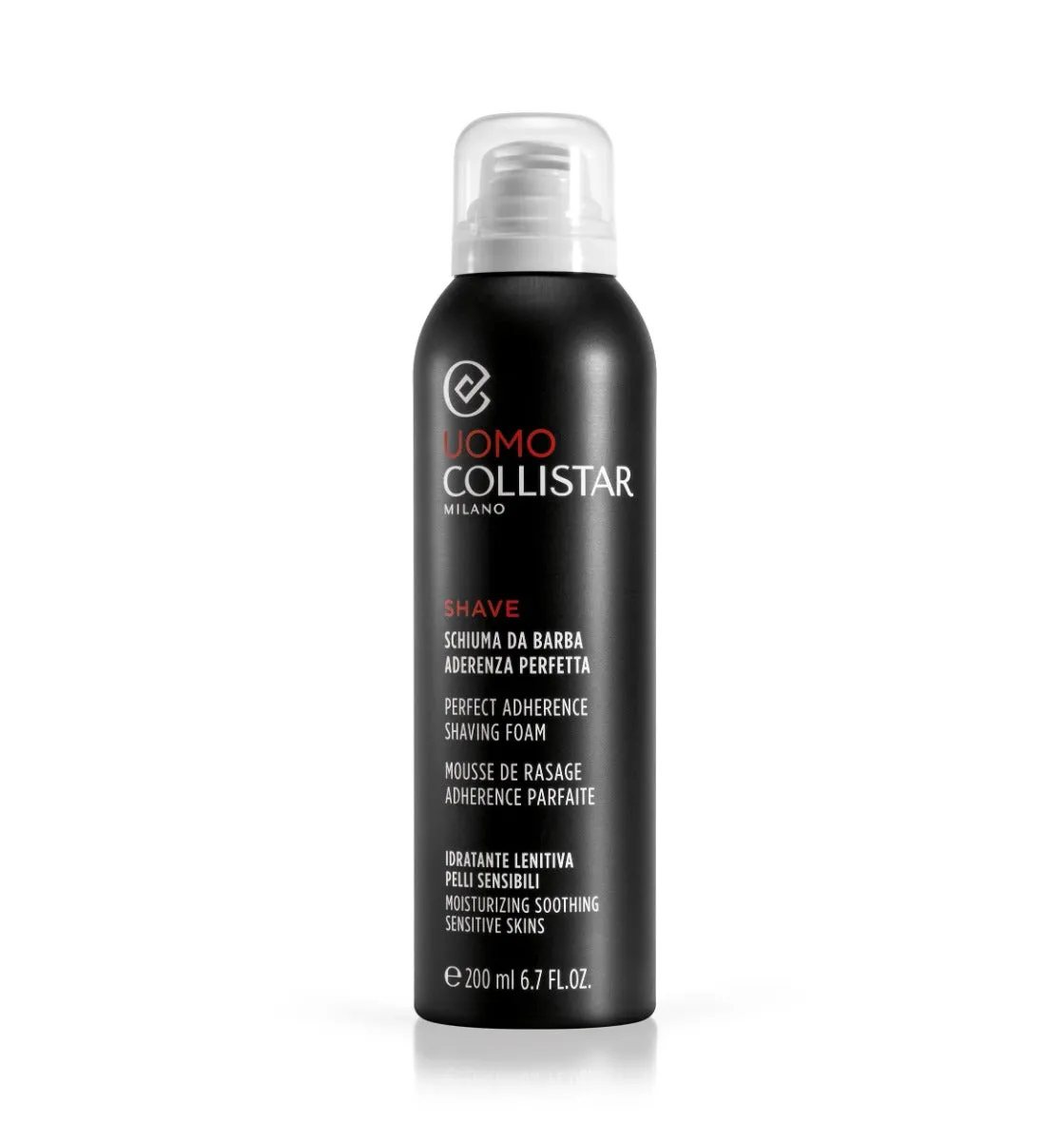 Collistar Schiuma da Barba Aderenza Perfetta Pelli Sensibili 200ml - New Pack