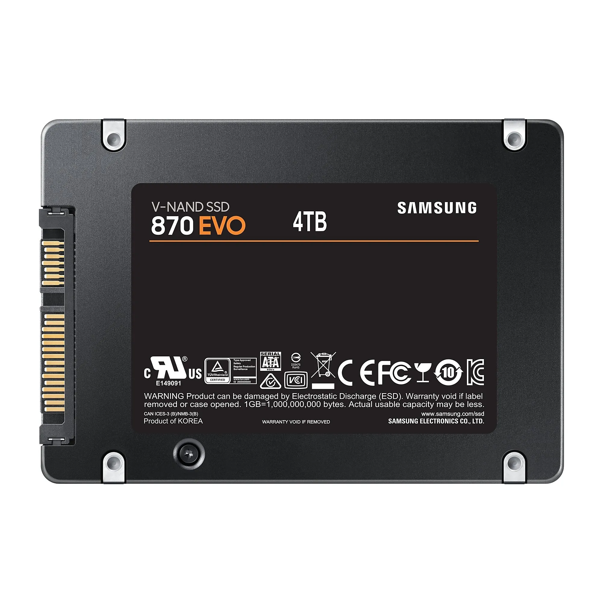 Samsung 870 EVO 4 TB 2.5 Serial ATA III V-NAND
