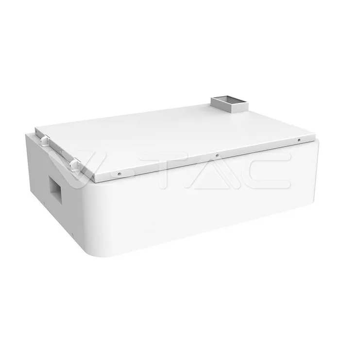 V-TAC Batteria di Accumulo Impilabile 5.12kWh LiFePO4 BMS Integrato per Inverter Fotovoltaici Alta Tensione CEI 0-21 51.2V 100Ah Garanzia 10 Anni