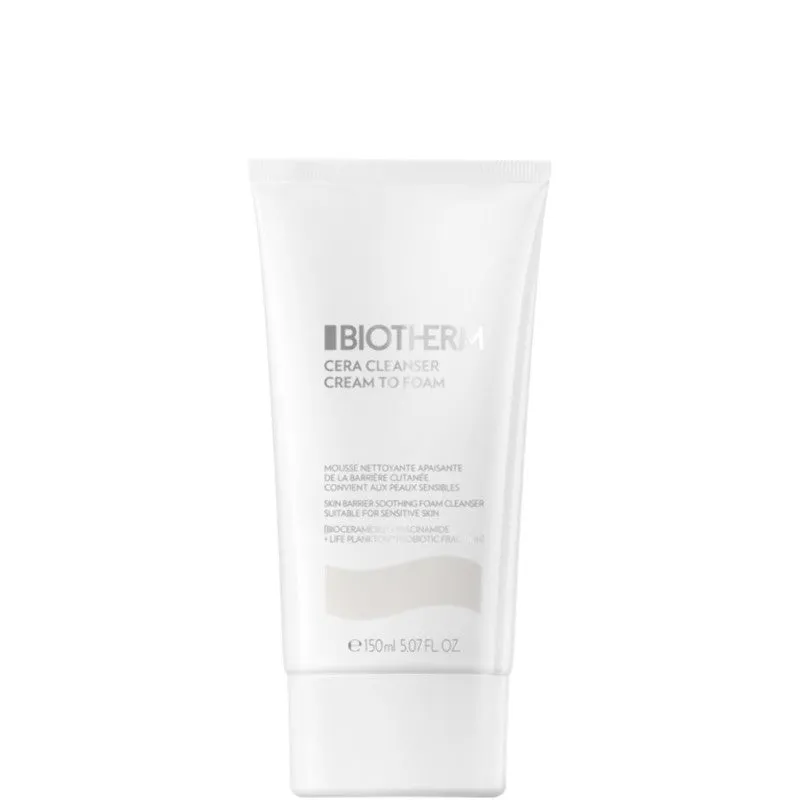 Biotherm Cera Cleanser Cream to Foam - Detergente Viso Pelli Sensibili 150 ML - 150 ML