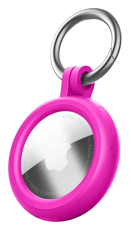 CellularLine Custodia protettiva AirTag Tracy Tag Hard Shell Rosa