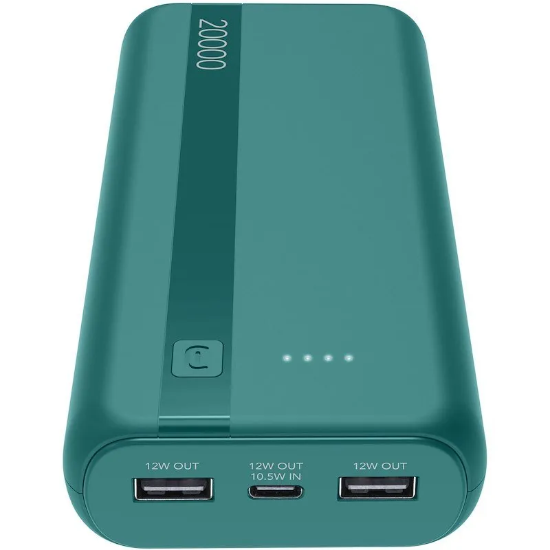 Cellularline Power Bank Essential 20.000mAh Pbentrycol20000b Blu