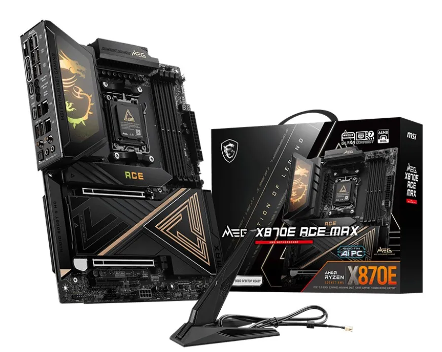 Msi Mb Meg X870E Ace MaxX870EAm54Ddr52Pci-Ex161Pci-Ex45M.24Sata32Usb41Usb3.2 Gen2X211U