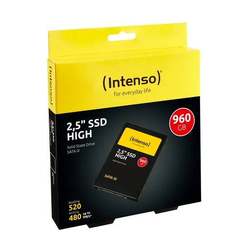 Intenso SSD Interno High 960gb 2,5 Sata 6GB/S R/W 520/480 3813460